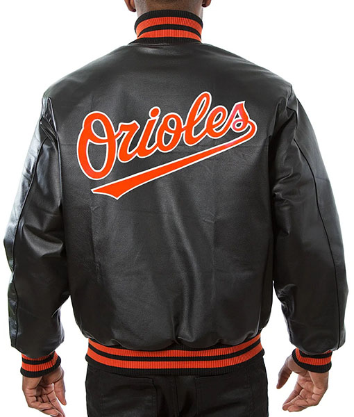 Baltimore Leather Varsity Jacket
